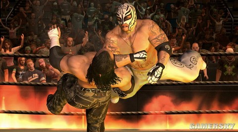 PSP《美国职业摔角联盟 2009》欧版下载