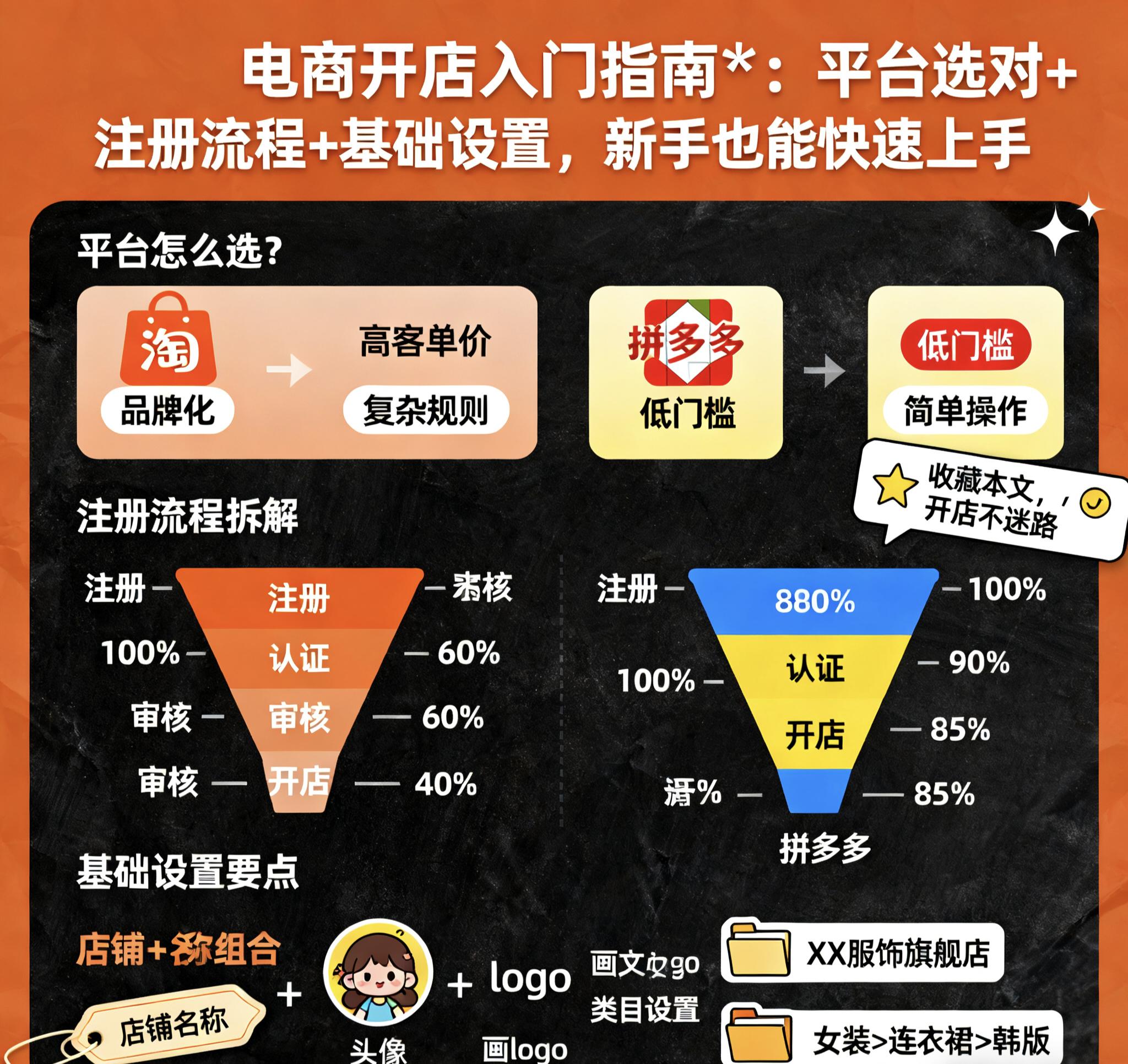 网店开设基础步骤全解析