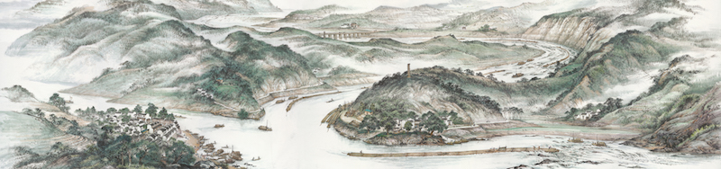 随笔｜隔江山色新——品汪观清先生画作