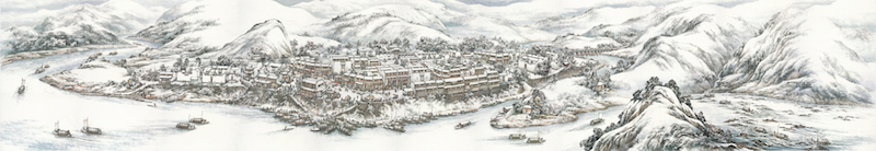 随笔｜隔江山色新——品汪观清先生画作