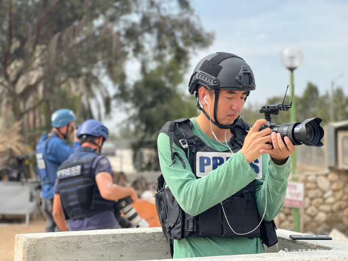 巴以战地女记者陈慧慧上热搜,还有这些中国记者走上前线