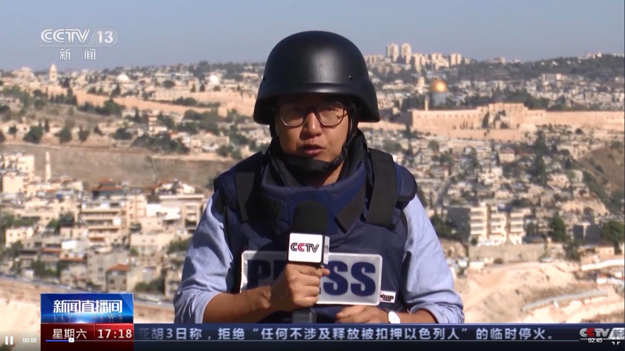 巴以战地女记者陈慧慧上热搜,还有这些中国记者走上前线