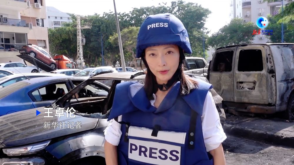 巴以战地女记者陈慧慧上热搜,还有这些中国记者走上前线