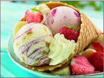 蒂米雪幻彩冰淇淋加盟店 小店铺囊口大财富