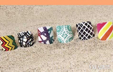 糖果色脚指甲美甲大全 4款美脚甲妆点也勾魂