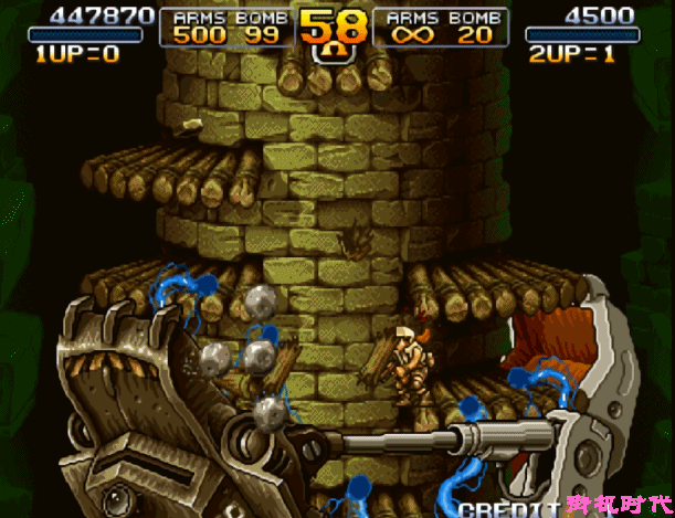 被骗了三十年:《合金弹头》石头对BOSS有奇效