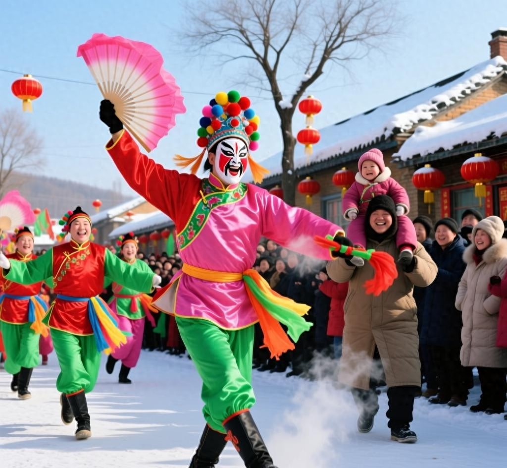 东北大秧歌：年味里的热辣狂欢，扭出红火日子
