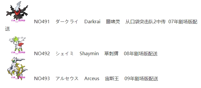 【捕捉】宝可梦第四世代（白金）原版 全精灵图鉴/分布/捕捉获取表