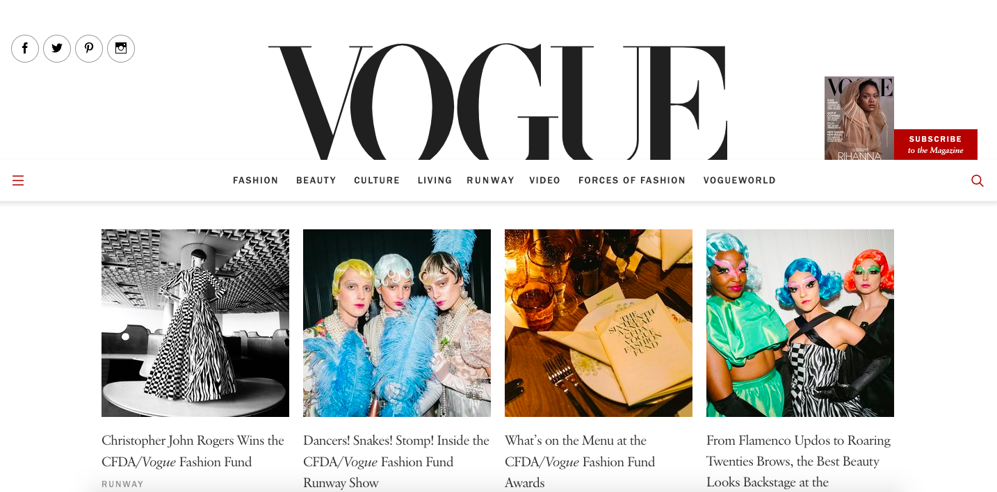 国外哪些服装时尚网站可以推荐?