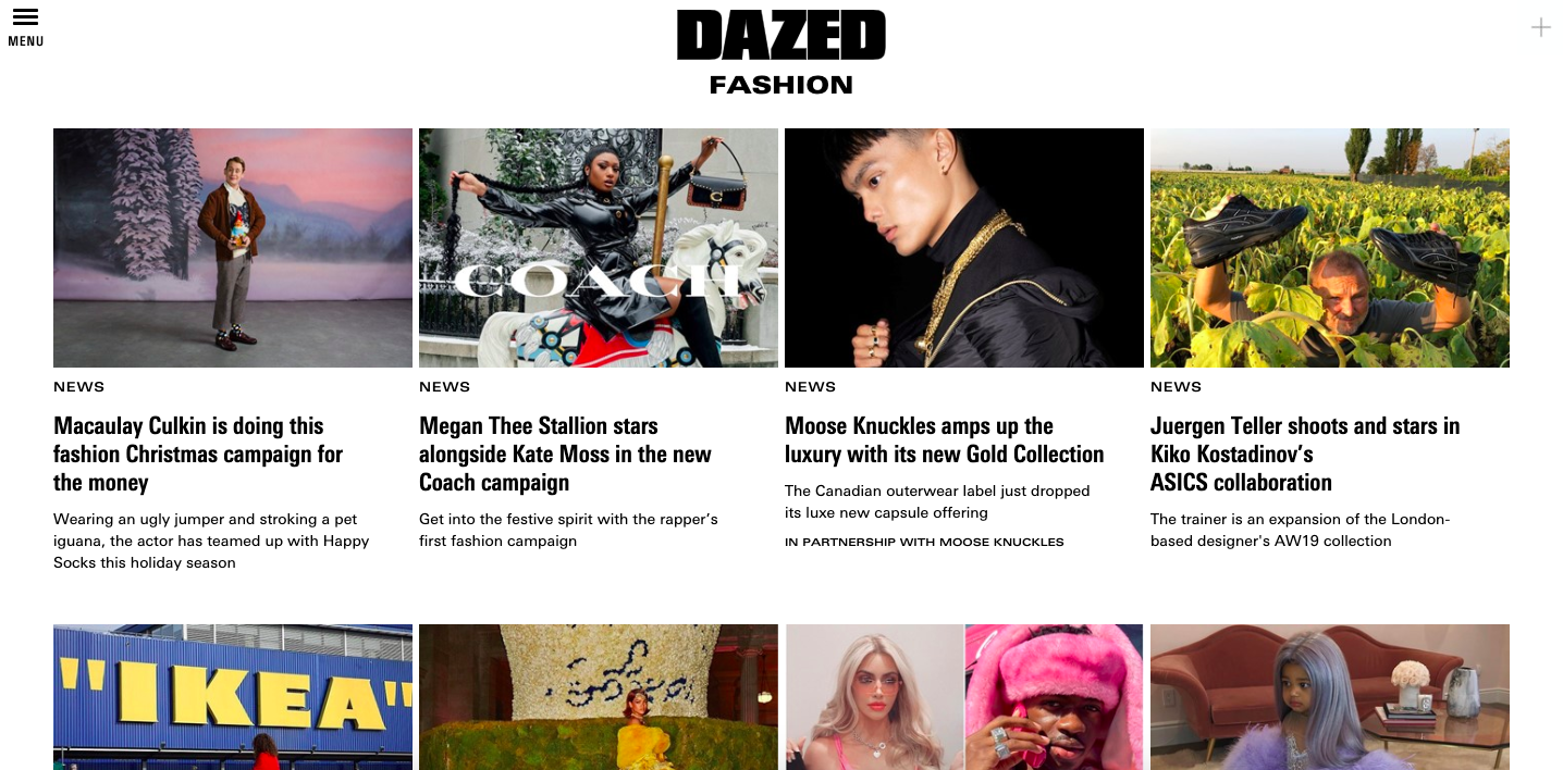 国外哪些服装时尚网站可以推荐?