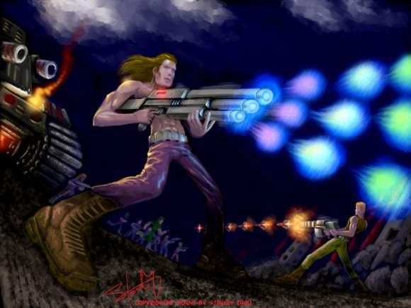 《魂斗罗》三十年后才搞懂F弹是什么玩意，关键时候能派上大用场