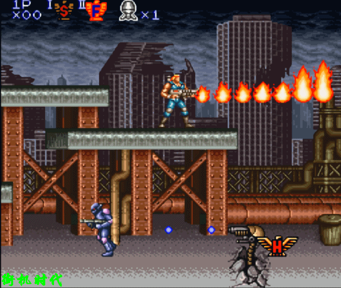 《魂斗罗》三十年后才搞懂F弹是什么玩意，关键时候能派上大用场