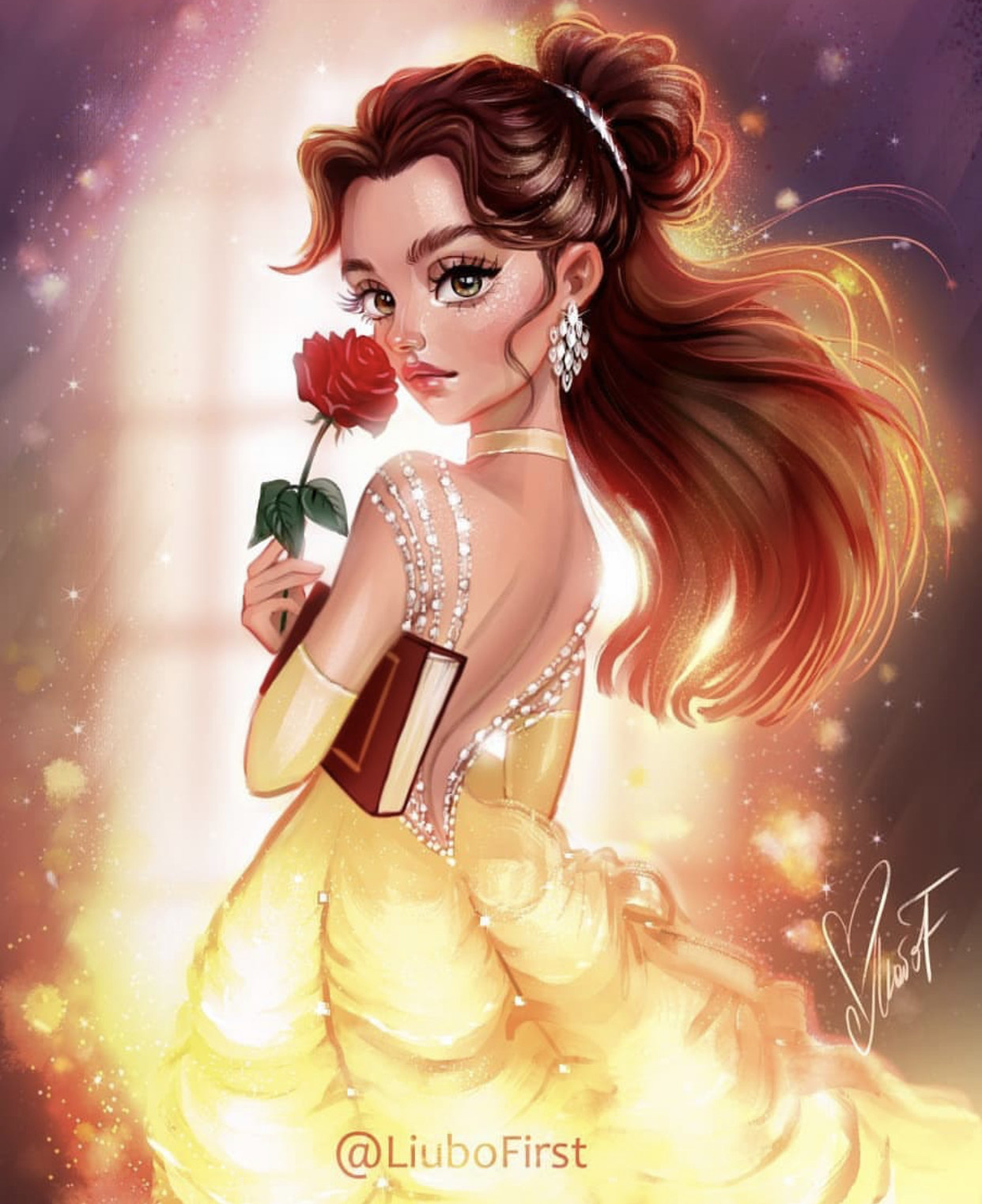 迪士尼公主碰上“芭比娃娃”画风，秒变幼齿小女孩，但身材真不像