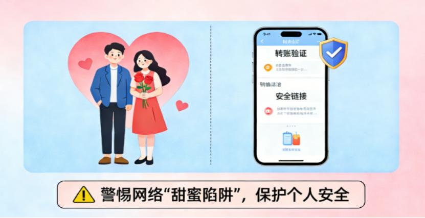 警惕网络“甜蜜陷阱” 守护个人信息安全