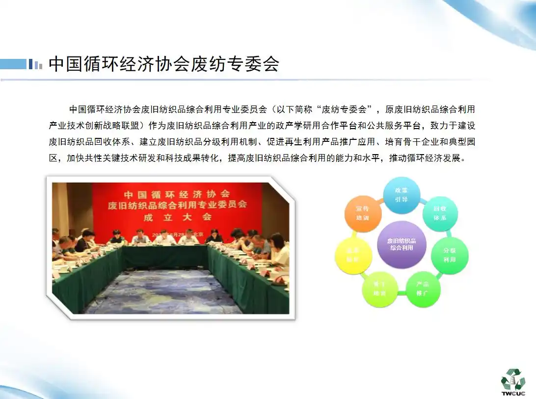 中国循环经济协会废纺专委会顾明明:废旧纺织品回收利用行业将向规范化、规模化及专业化发展