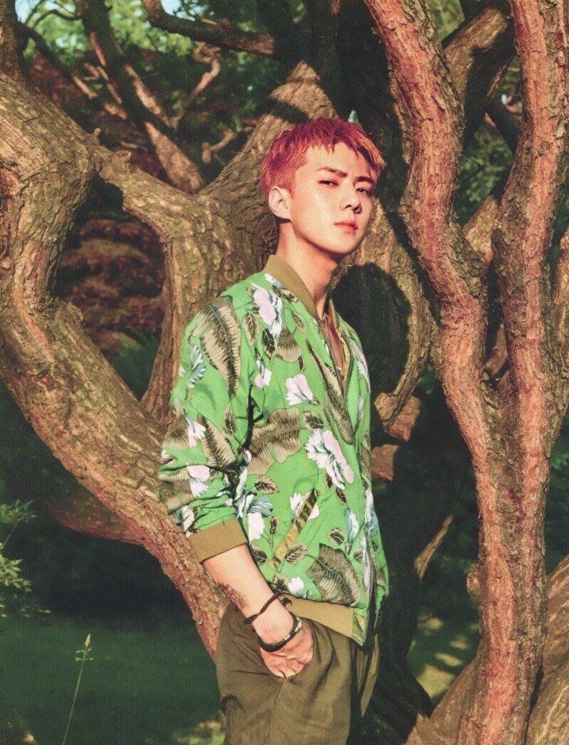 吴世勋夏威夷风吹动少女心,电眼深邃又迷人,已迷失在他眼神的海