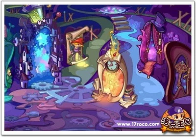 《洛克王国》时空裂缝 探秘新景幽暗空间