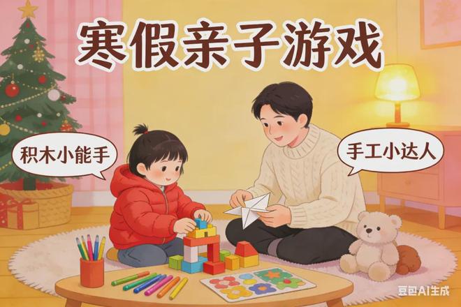 8个寒假假期带娃小游戏,带着小神兽嗨起来吧!