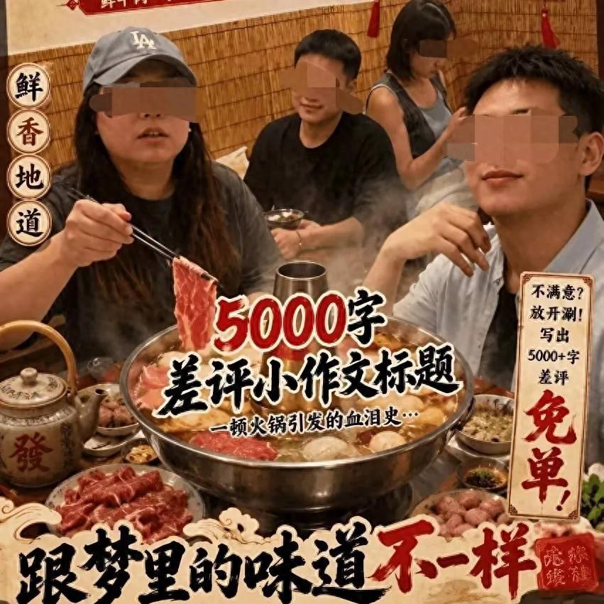 离谱!四人旅游花销1.5万,却为438元火锅,拿差评敲诈店家免单