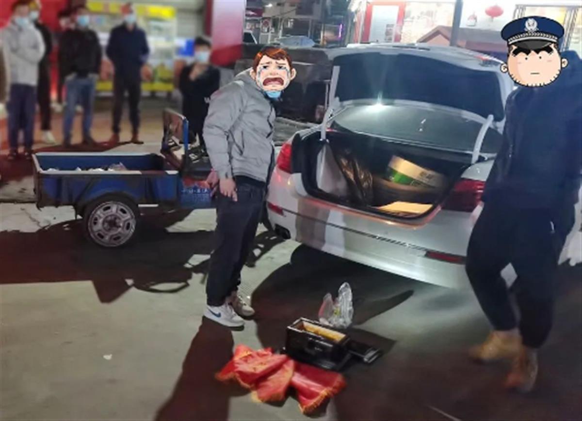 嫌疑人抱骨灰盒在高速上碰瓷!广东“索马里高速”火了,警方已抓获61人