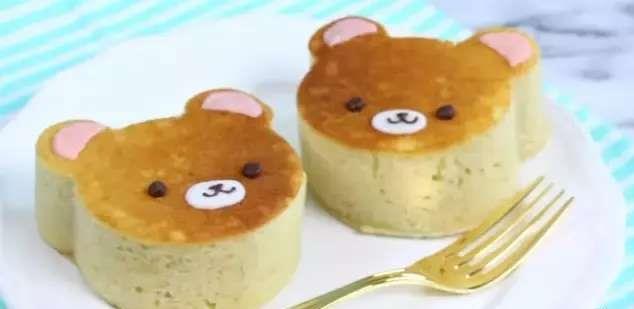 不用烤箱, 一把锅就能做的小熊蛋糕, 松软又香甜