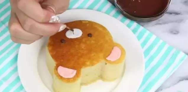 不用烤箱, 一把锅就能做的小熊蛋糕, 松软又香甜