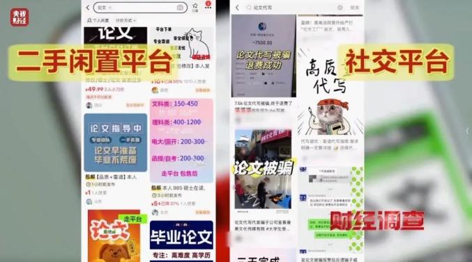 一天量产30篇、只要钱到位就能发……央视曝光代写论文“黑工厂”