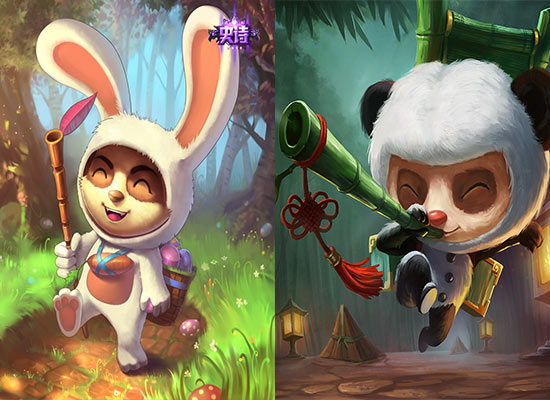 LOL四大热门英雄皮肤选择，美得不要不要得