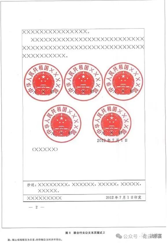 党政机关公文格式和行文规则