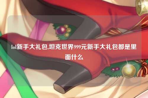 lol新手大礼包,坦克世界999元新手大礼包都是里面什么