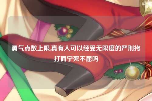 勇气点数上限,真有人可以经受无限度的严刑拷打而宁死不屈吗