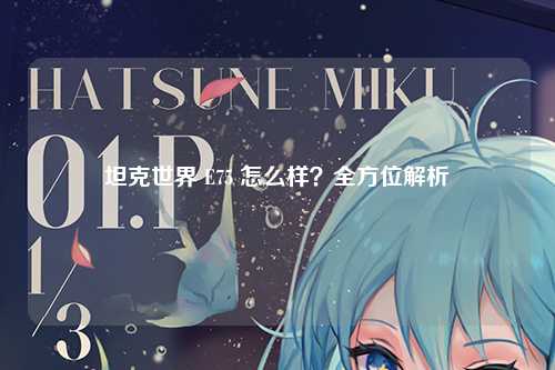 坦克世界 E75 怎么样？全方位解析